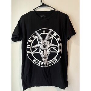 Born Scum Pure Hate T Shirt Goth Grungemens Small Black Short Sleeve‎